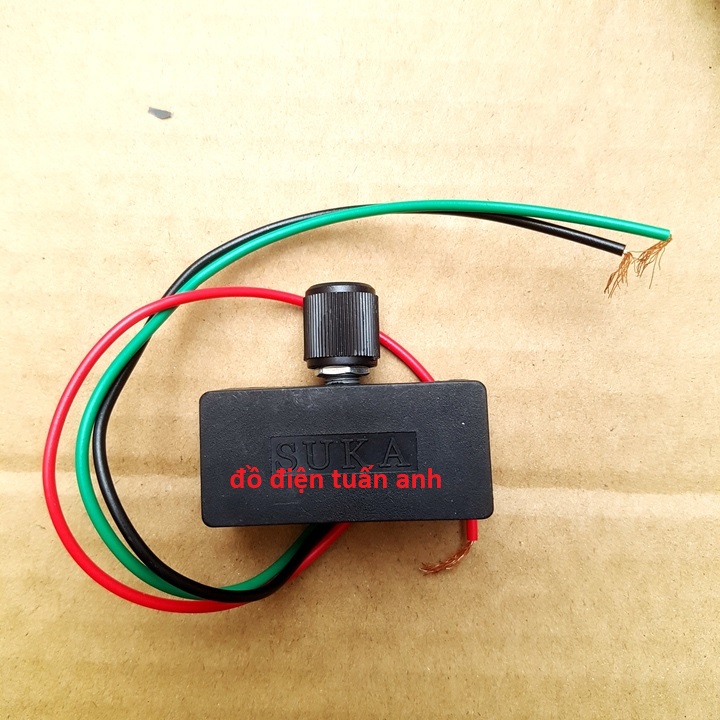 Bộ điều chỉnh tốc độ máy bơm mini - đèn 12v - Chiết áp điều tốc 12v