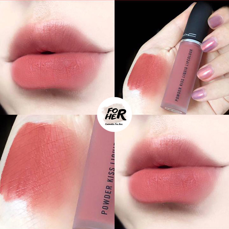 Son kem lì mac powder kiss liquid lipcolour, son mac kem full size 5ml