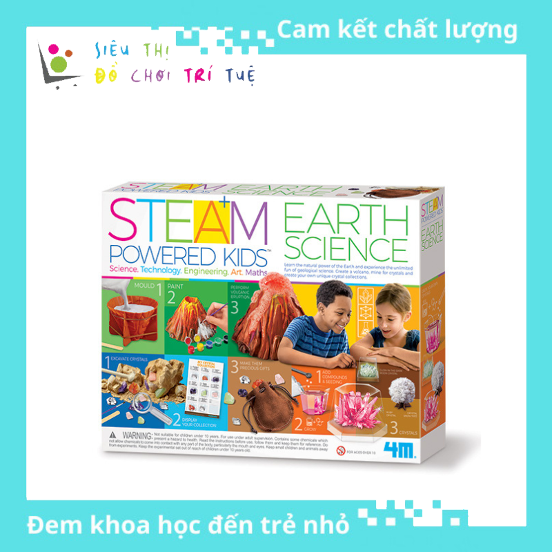 Bộ đồ chơi khoa học earth science - bộ khoa học địa chất đồ chơi steam 4m khoa học nghiên cứu giúp bé học hỏi khám phá⚡siêu thị đồ chơi trí tuệ⚡