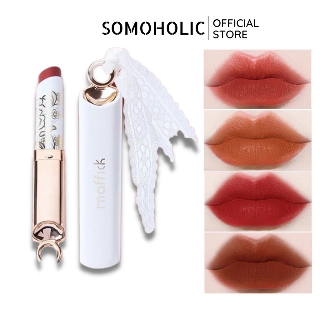 Son sáp lì maffick ren trắng tiểu thư nội địa trung somoholic sm13