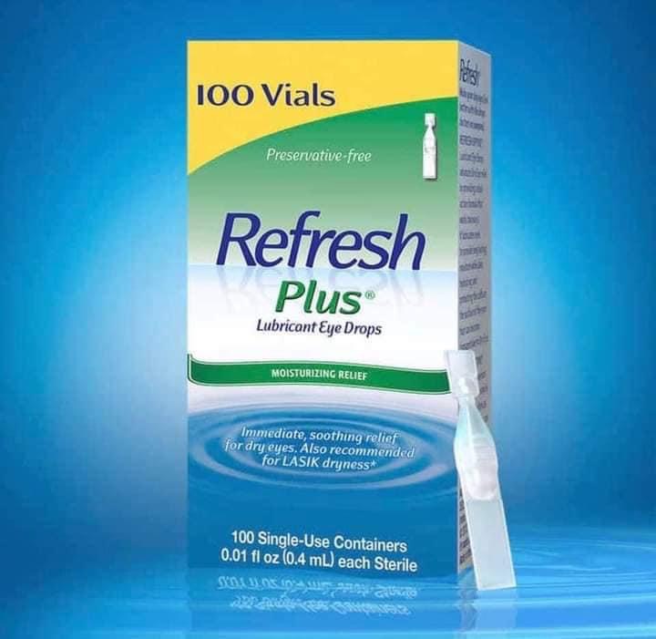 Nước nhỏ mắt Refresh nhập khẩu Mỹ Refresh Plus Lubricant Eye Drops