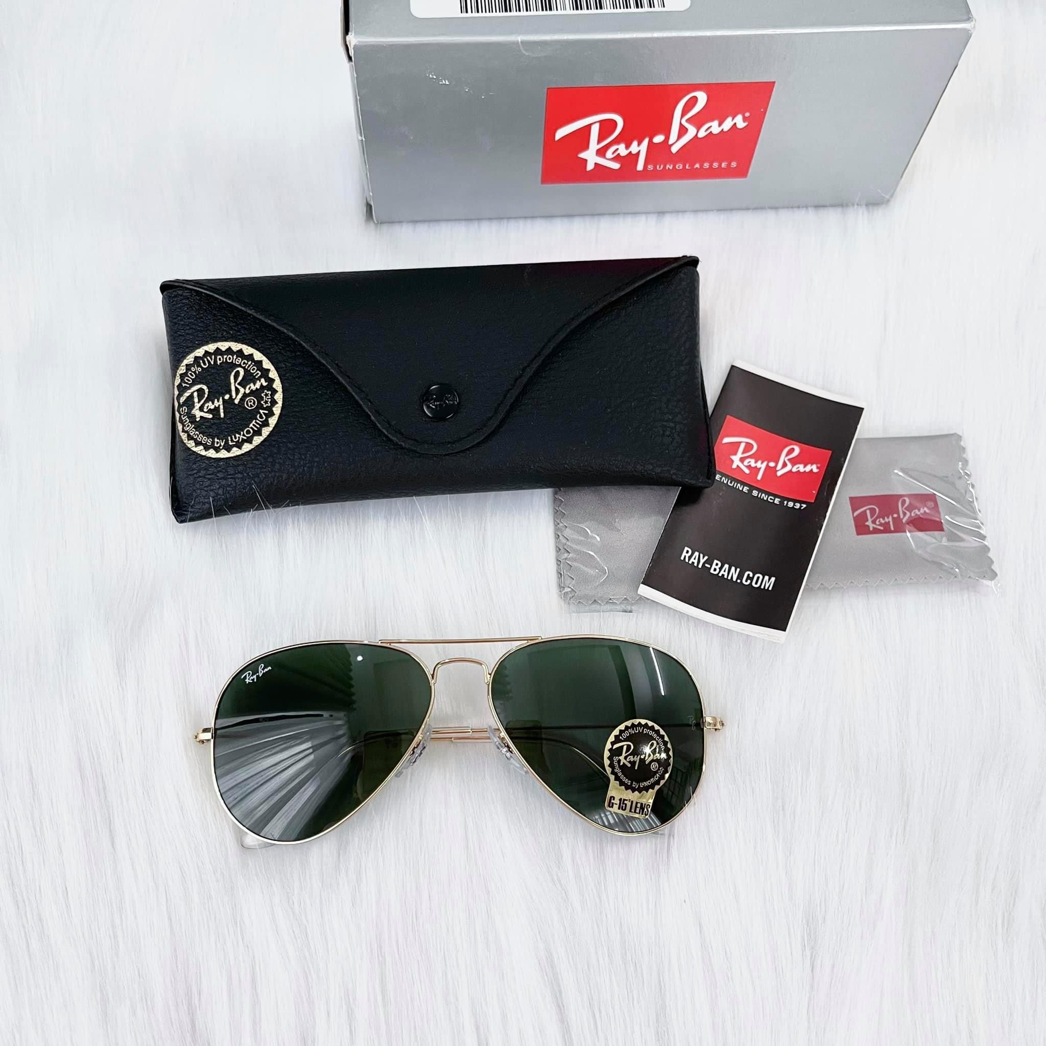 Freeship] Kính RAY-BAN Aviator Classic unisex model RB3025-L0205-58-14-135  