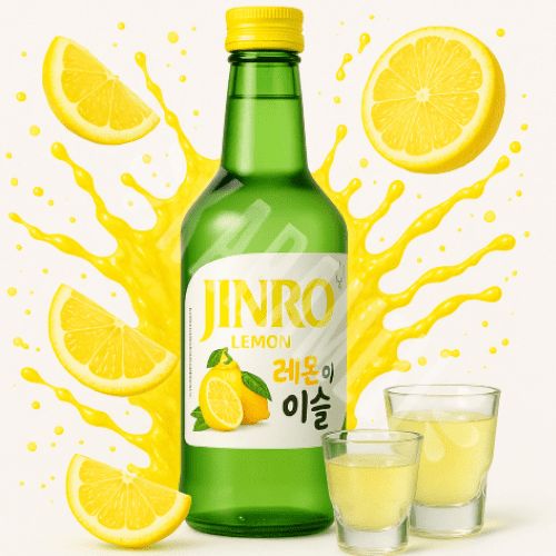Rượu Soju Hàn Quốc Jinro Lemon (Chanh Vàng) 360ml