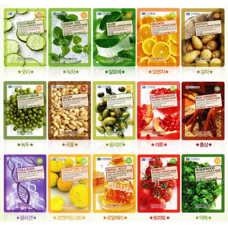 Mặt nạ 3d foodaholic hàn quốc