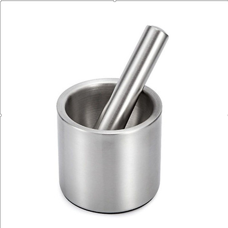 Bộ chày cối bằng inox sus 304 có nắp đậy