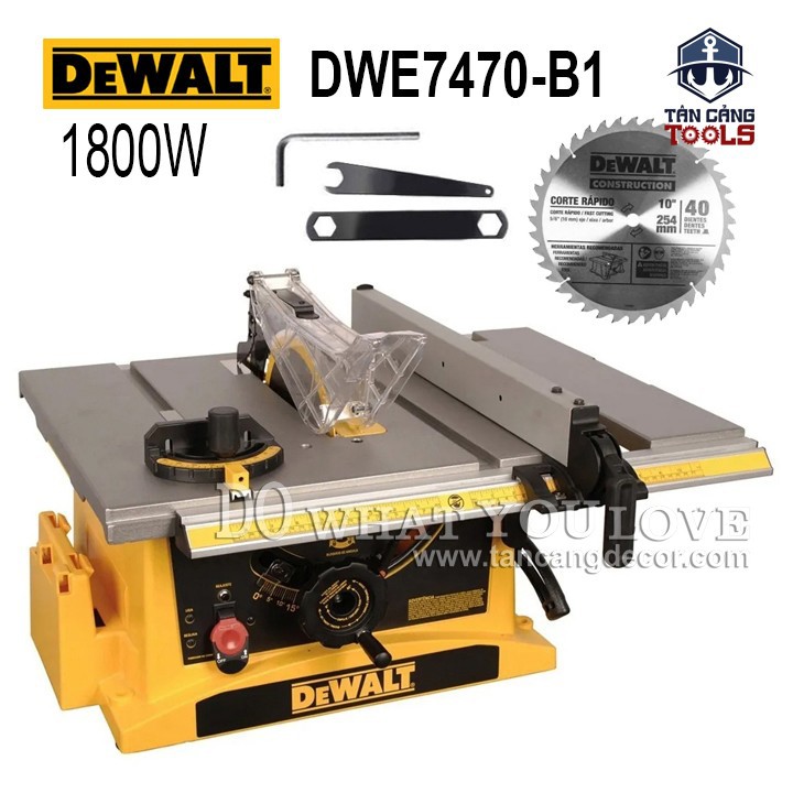 Máy cưa bàn dewalt dwe7470-b1