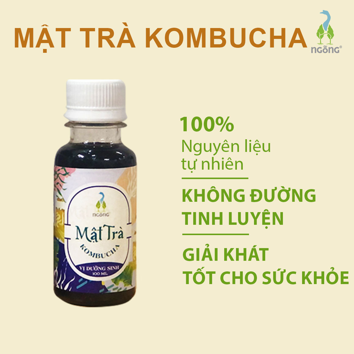 Mật Trà Kombucha Dưỡng Sinh 100ml