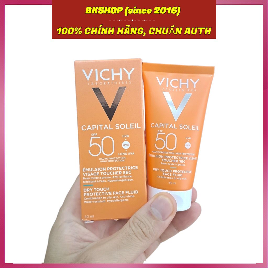 Kem Chống Nắng Vichy Capital Soleil SPF50 50ml-kem chống nắng vichy chính hãng