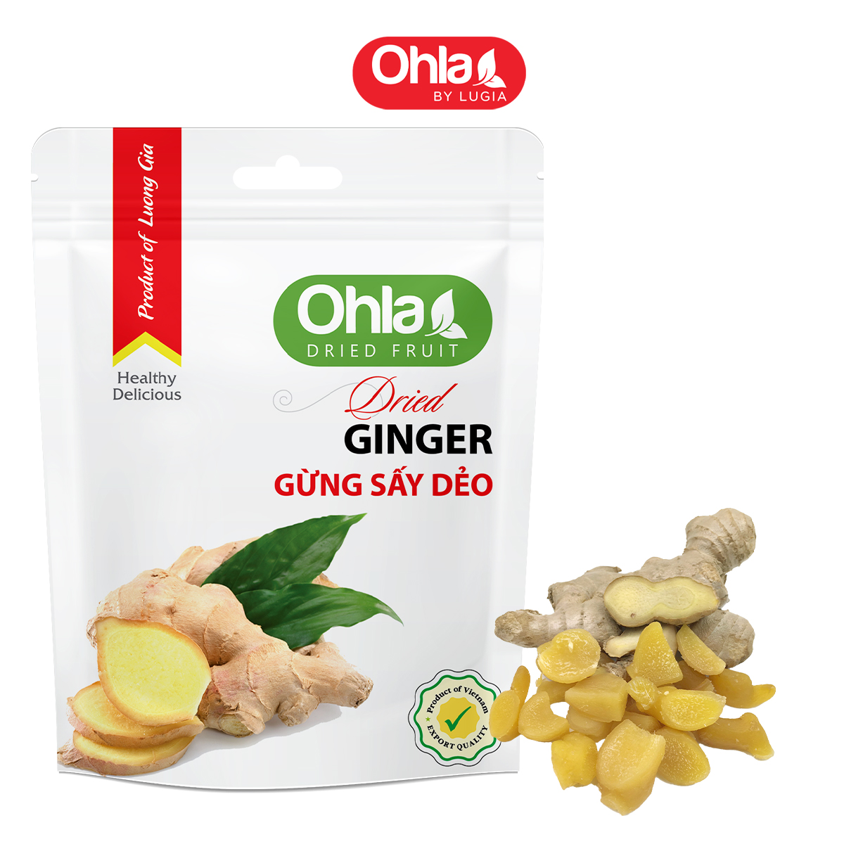 Gừng sấy dẻo Ohla - 100gr