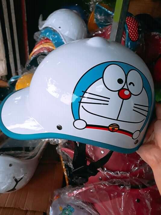[HCM]nón bảo hiểm kết thời trang doremon siêu xinh