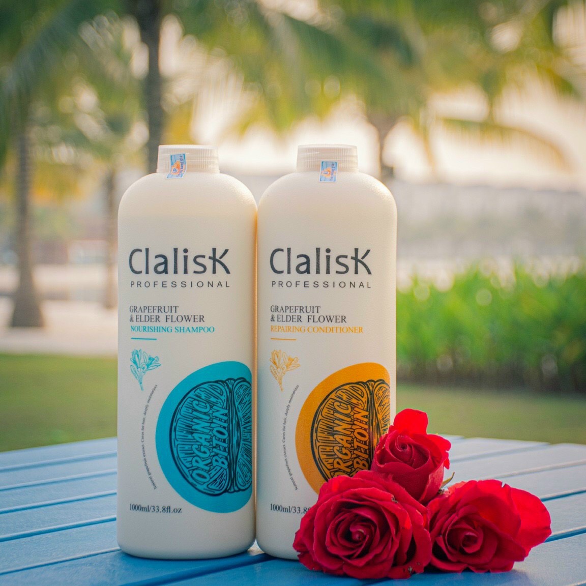Cặp Dầu Gội Xả Bưởi Clalisk 1000ml | Giảm Rụng Tóc, Phục Hồi Tóc Hư Tổn, Khô Xơ | Hàng Chính Hãng