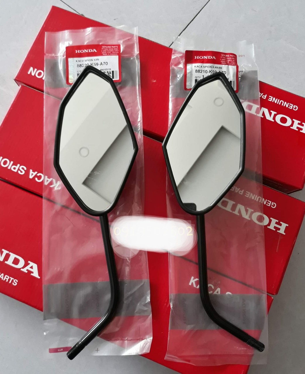 [HCM]CẶP KÍNH GƯƠNG CHIẾU HẬU ZIN VARIO 2018 2019 2020 sản xuất tại Honda Indonesia gương hãng đóng gói từ nhà máy
