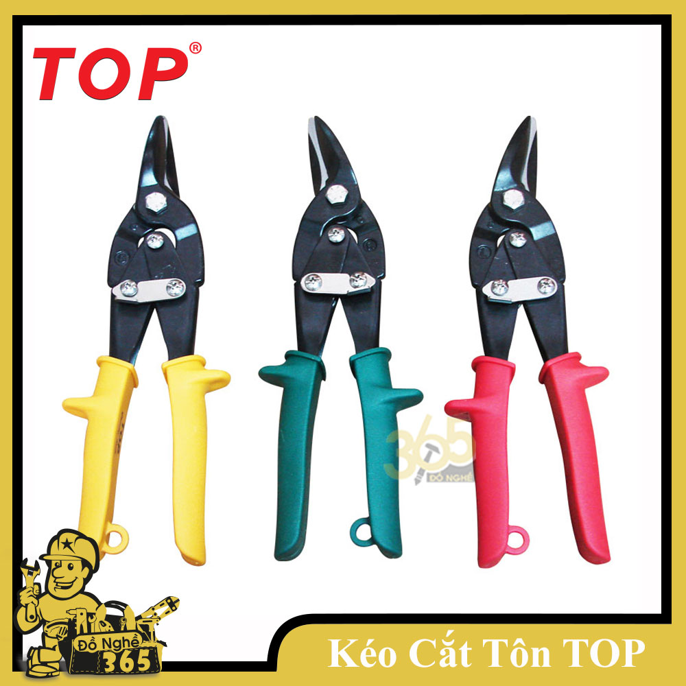 Kéo cắt tôn top 10" - taiwan , lưỡi kéo được chế tạo từ thép cr-v cao cấp có độ bền và độ sắc bén lâu dài