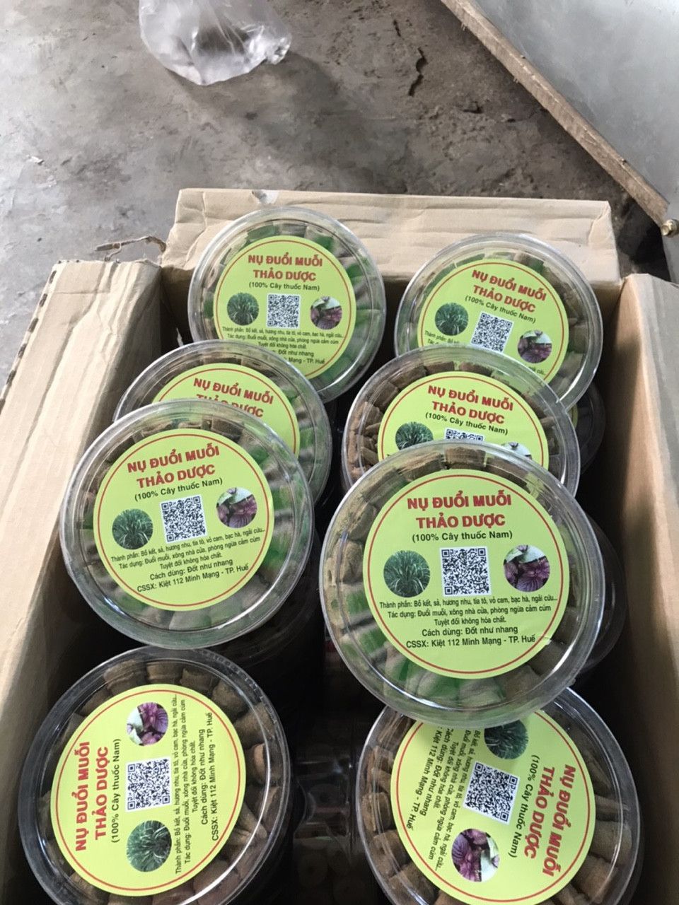 Nụ Đuổi Muỗi Thảo Dược