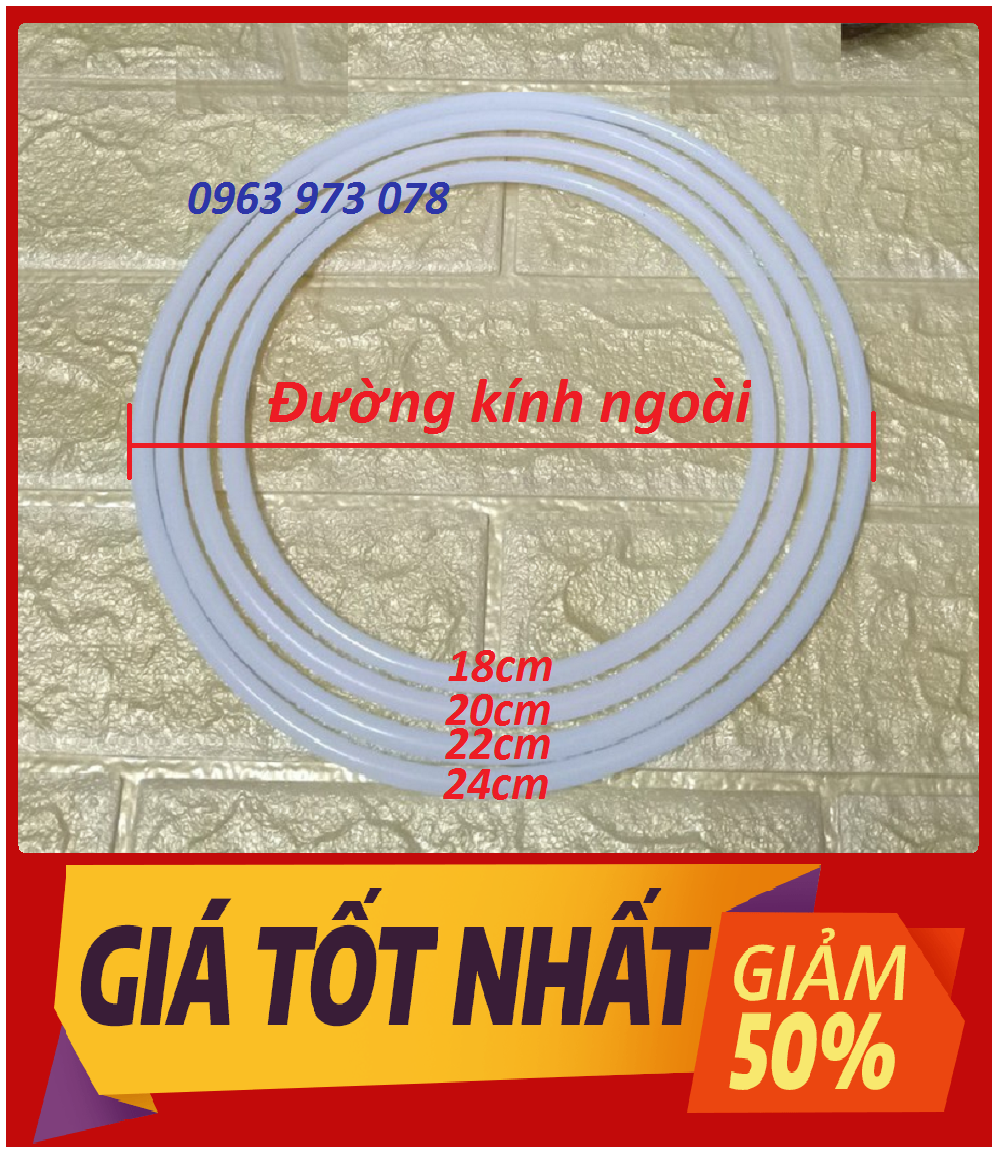 Gioăng tròn đặc nồi áp suất 2 quai gas supor, sunhouse