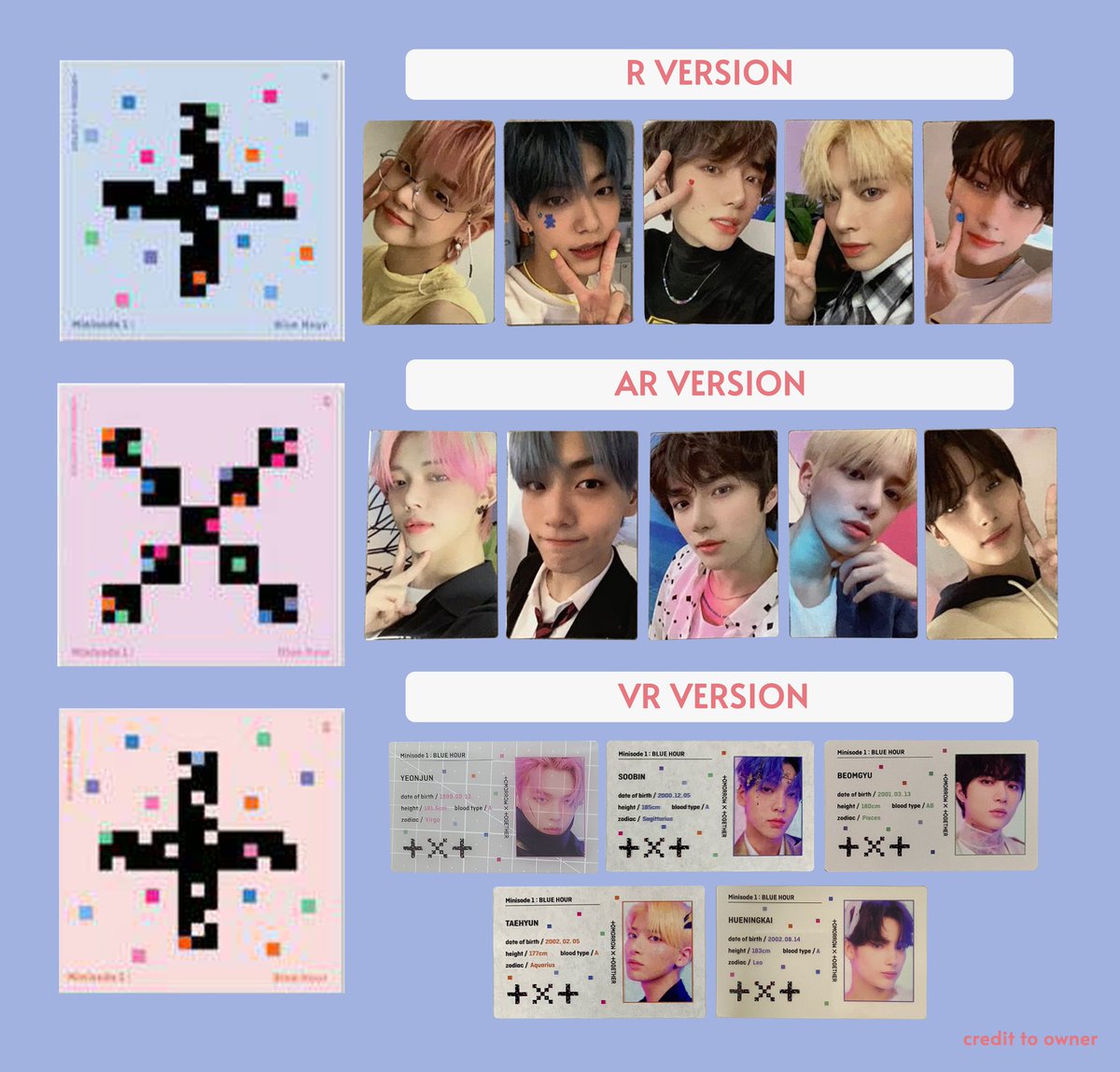 Bộ ảnh UNOFFICIAL album Blue hour nhóm TXT