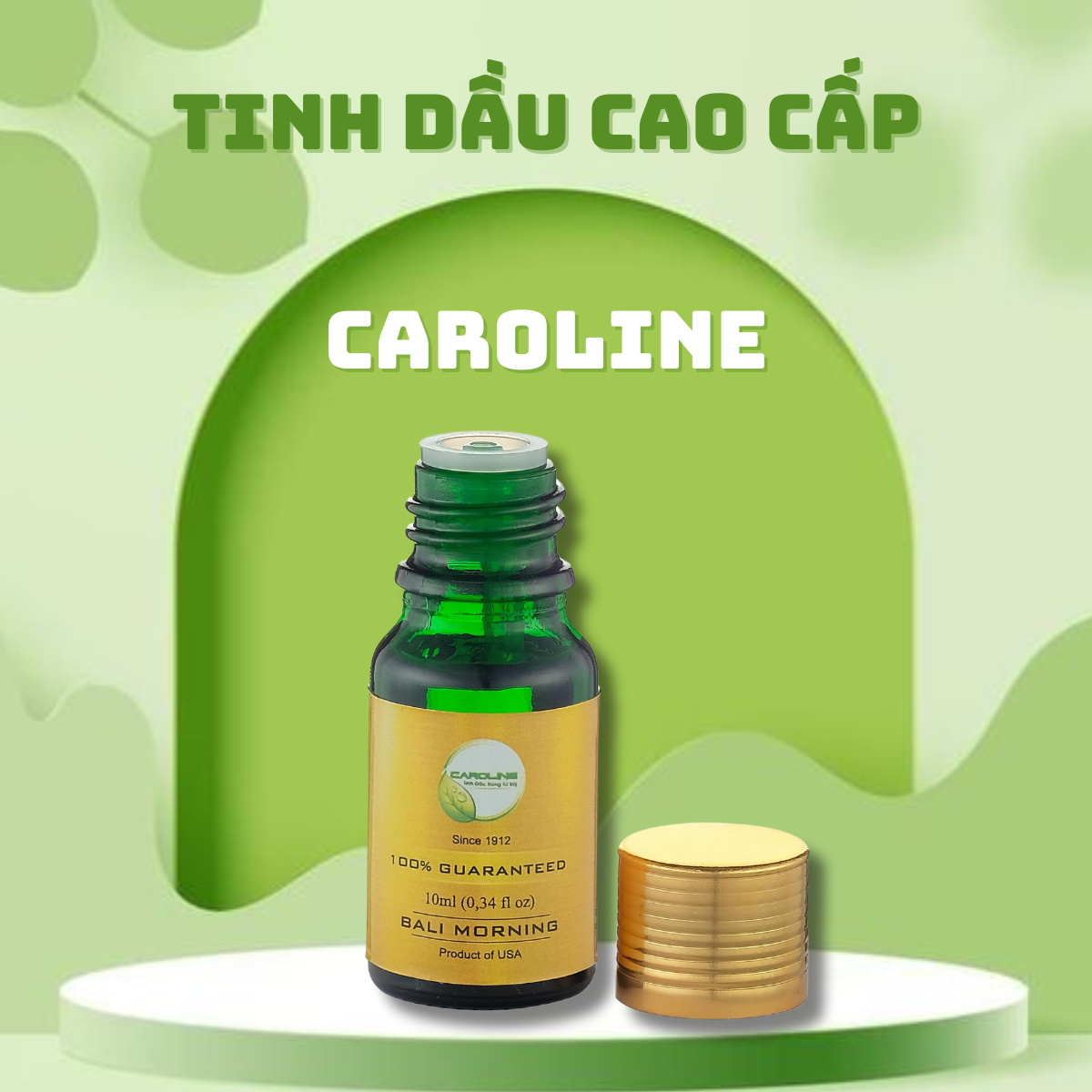 Tinh Dầu Mỹ Cao Cấp Đặc Biệt Mang Hương Thơm Ngọt Ngào, Tự Nhiên Caroline 10ml CRL