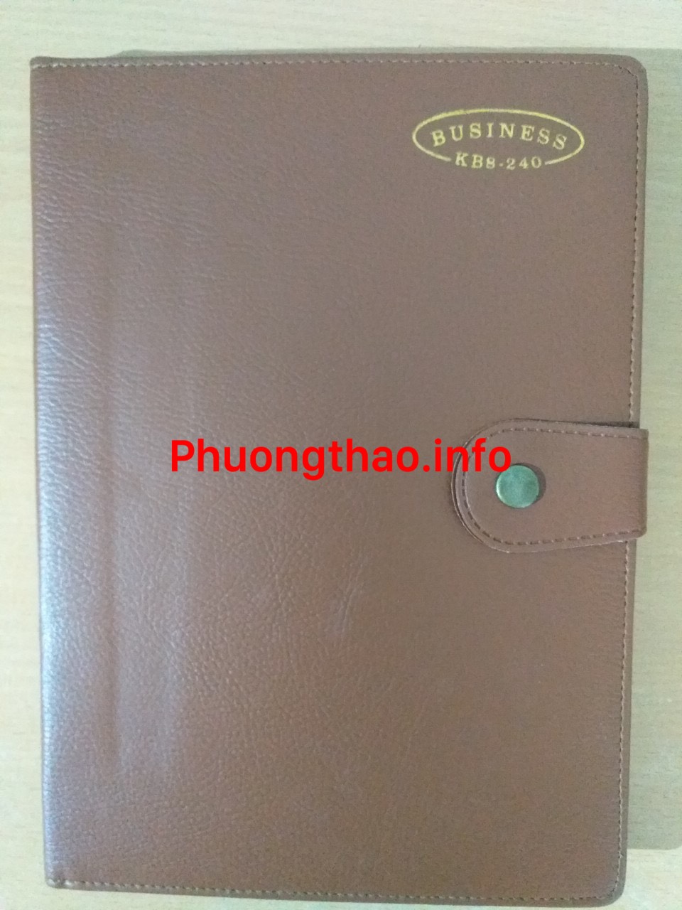 Sổ da khuy bấm business KB8 Hải Tiến.
