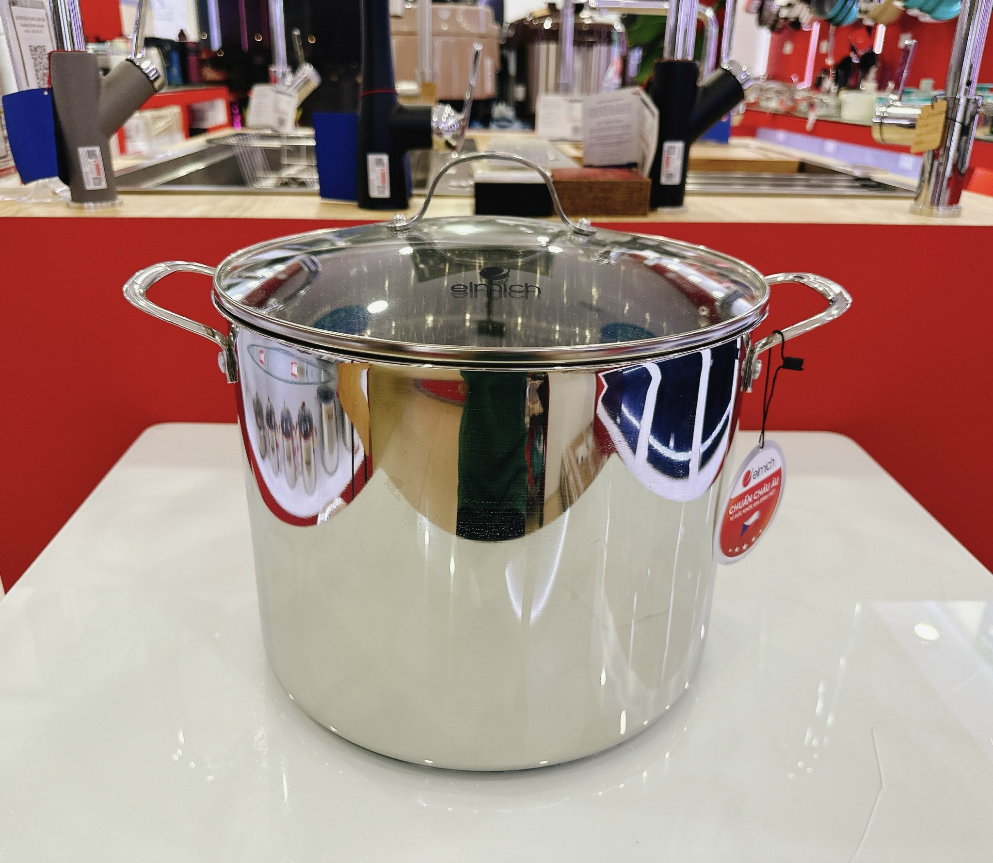 Nồi luộc gà inox 304 Elmich EL-2525IN30 size 30cm