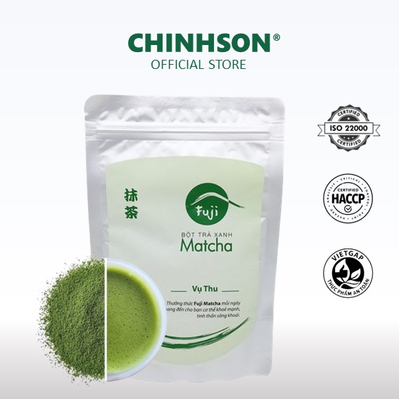 Bột trà xanh fuji matcha vụ thu làm bánh, đắp mặt nạ - trà chính sơn