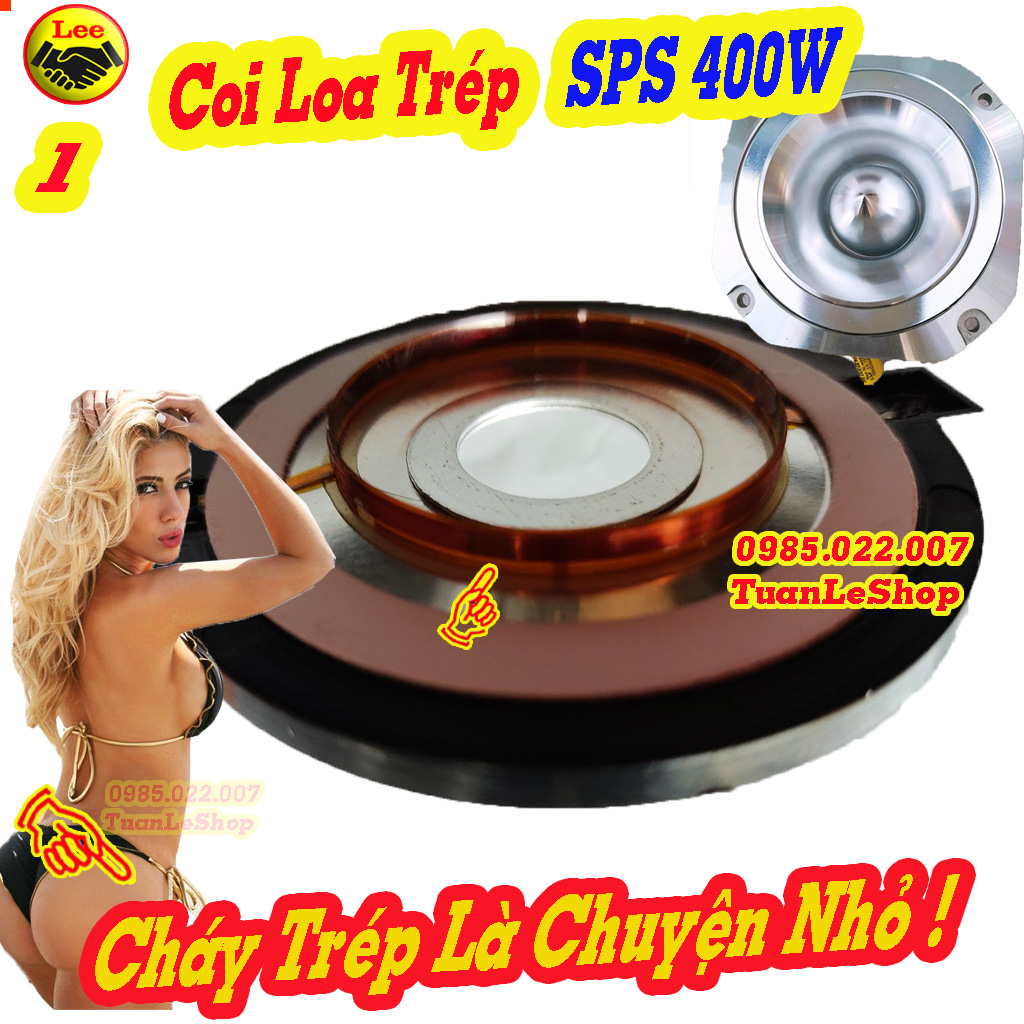 Côn loa trép sps 400w – coi treble sps 400w – giá 1 chiếc côn