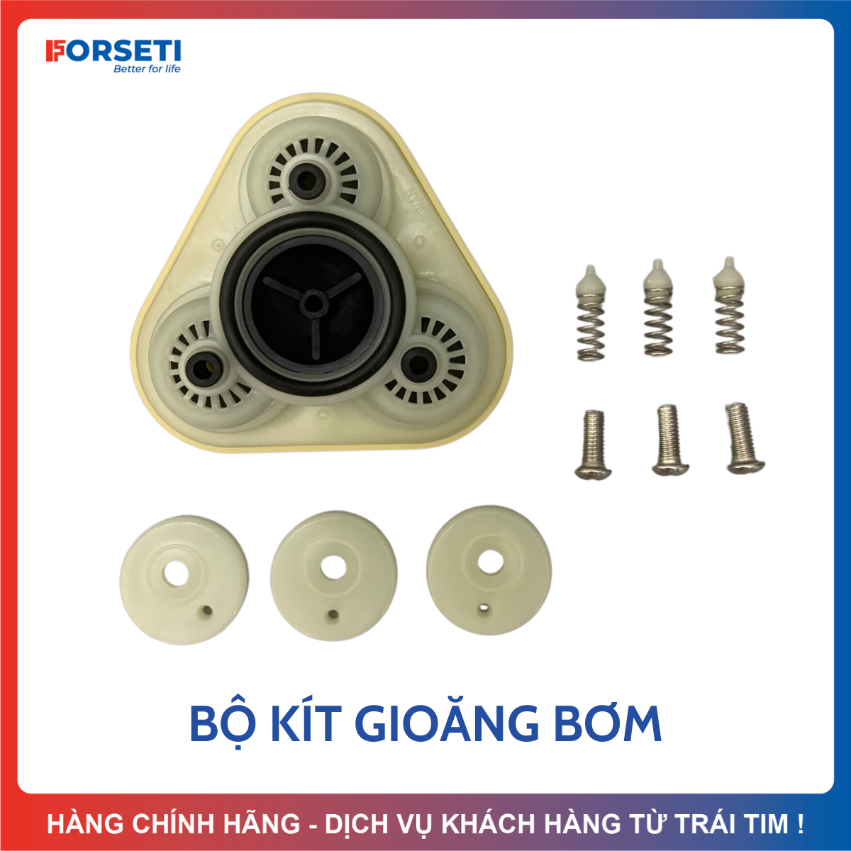 Bộ kít đầu bơm máy lọc nước - gioăng bơm cho máy headon, kipbom ... - zoăng phớt đầu bơm máy lọc nước