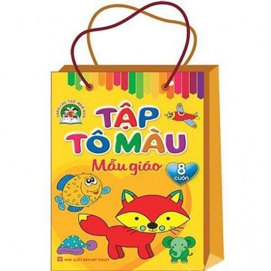 Sách tô màu 8 cuốn