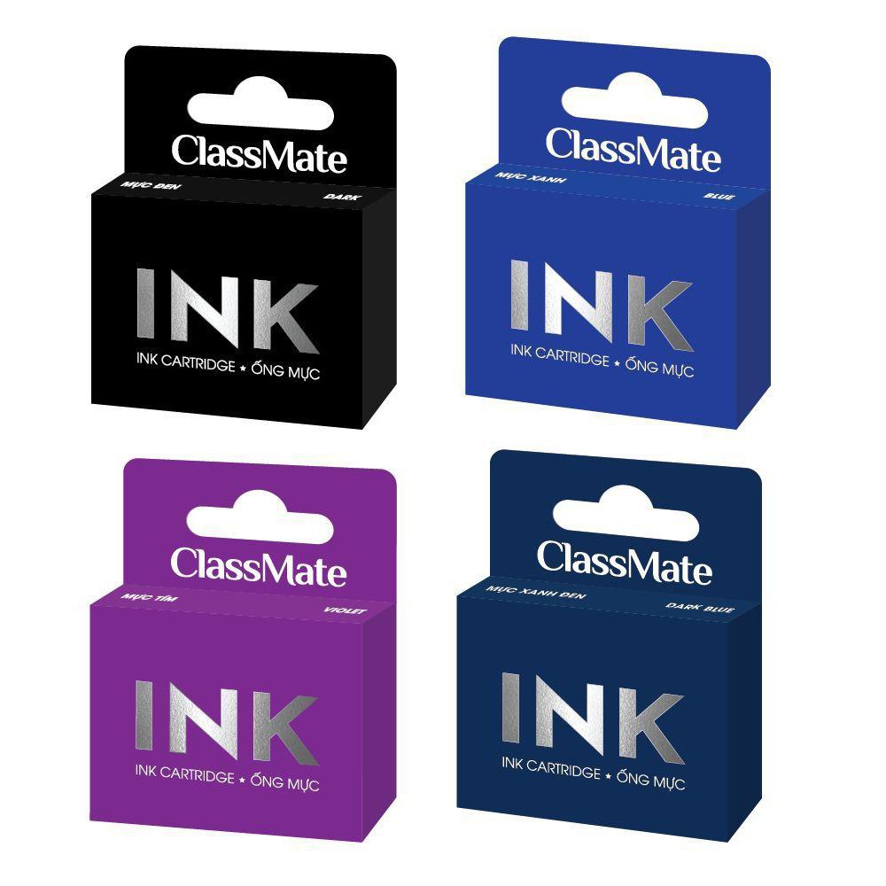 Hộp Ống Mực Màu Tím Ink Classmate