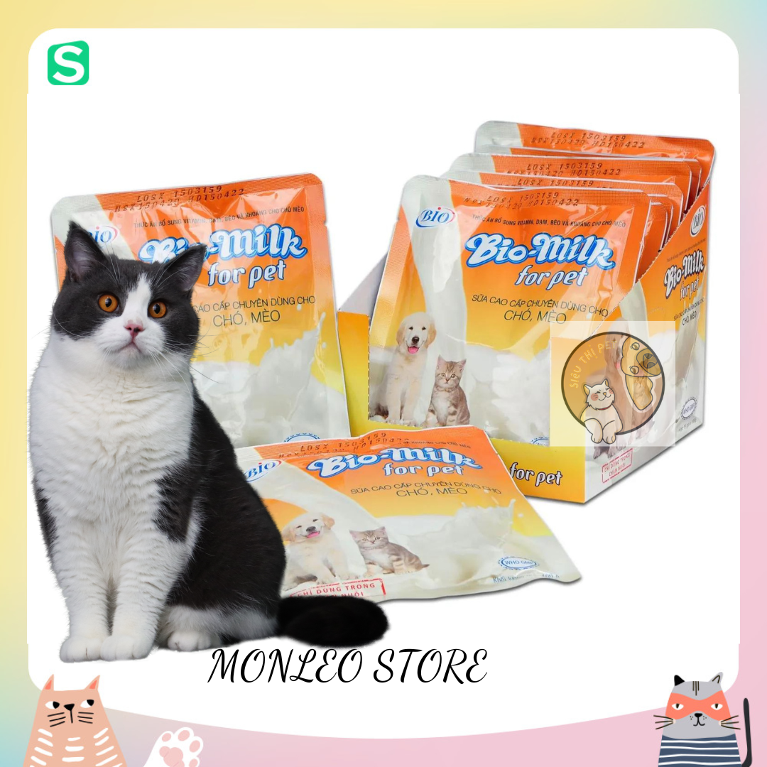 HCM Sữa bột bio milk dành cho chó mèo gói 100g