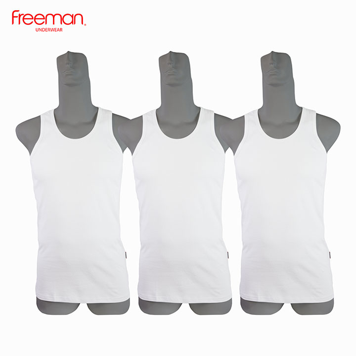 Áo thun ba lỗ nam Freeman - Chất liệu cotton ASF205