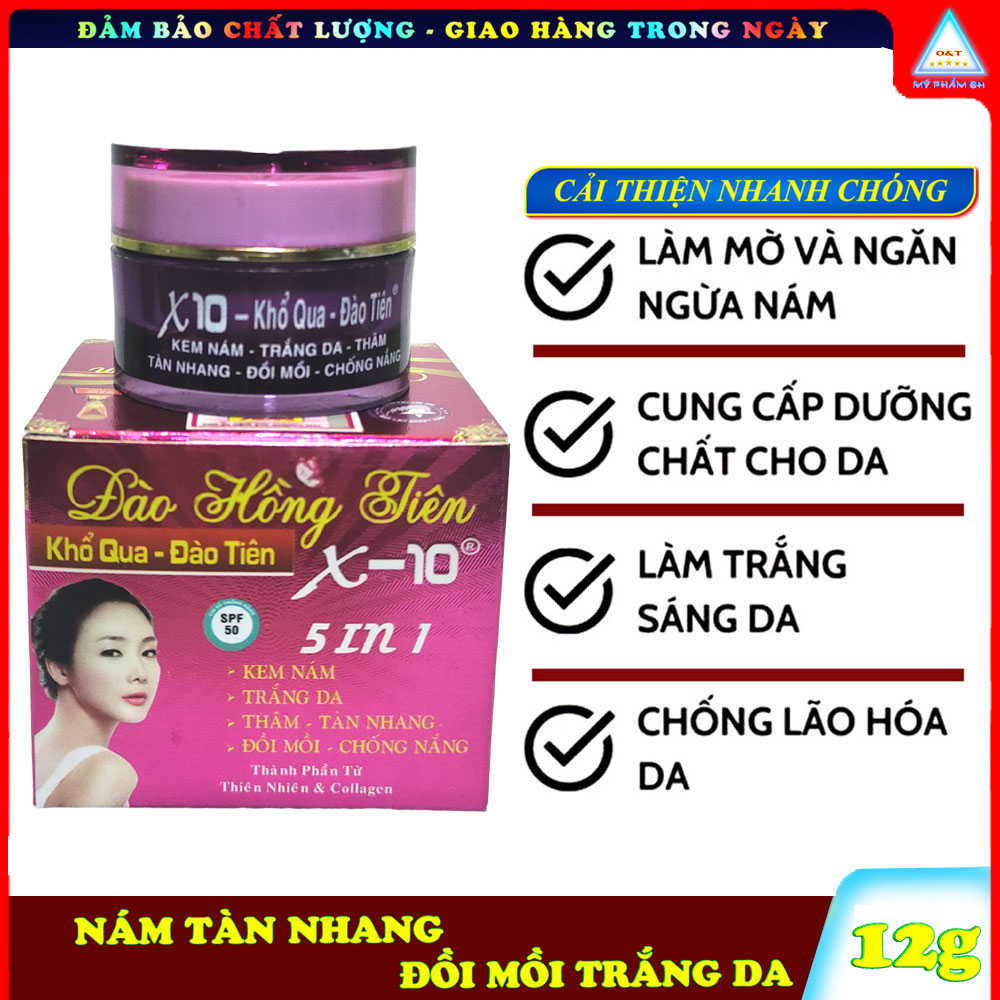 Kem nám tàn nhang dưỡng trắng tái tạo da ngừa lão hóa X-10 12g