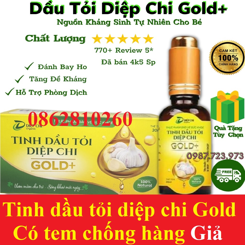 Tinh dầu tỏi diệp chi gold +
