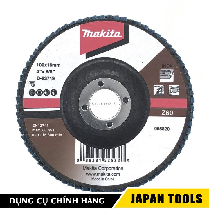 Nhám xếp 100mm z60 makita d-63719 | japan tools