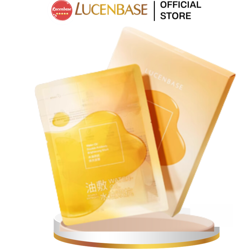 Miếng lẻ Mặt nạ Water Oil Lucenbase dướng ẩm, sáng da