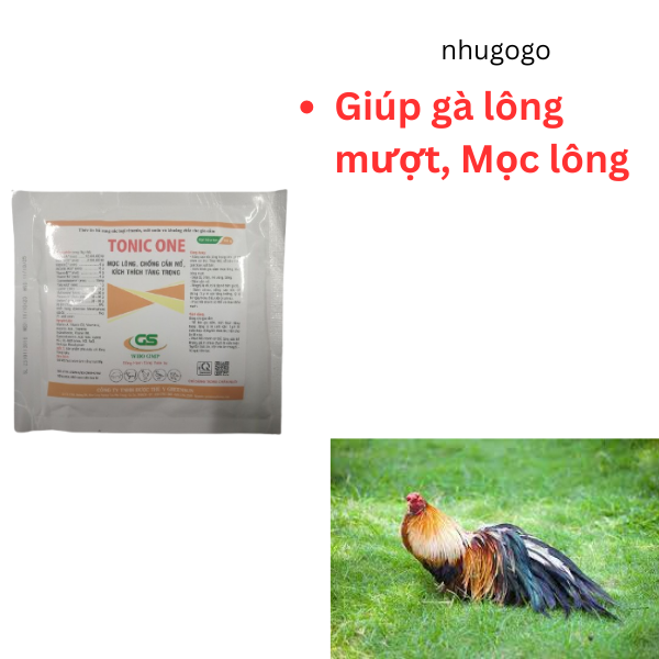 Tonic one 100 gram ra lông chống mổ