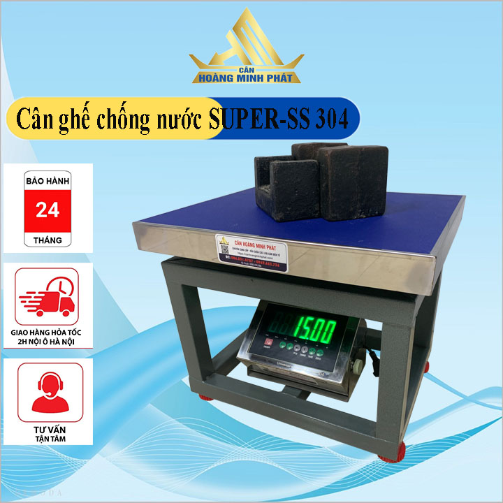 Cân điện tử ghế ngồi chống nước 200kg 300kg 150kg 100kg 60kg 500kg super ss304 - đầu cân, bàn cân inox