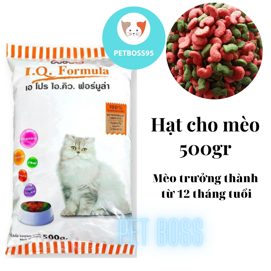 Hạt khô apro iq formula cho mèo 500gr