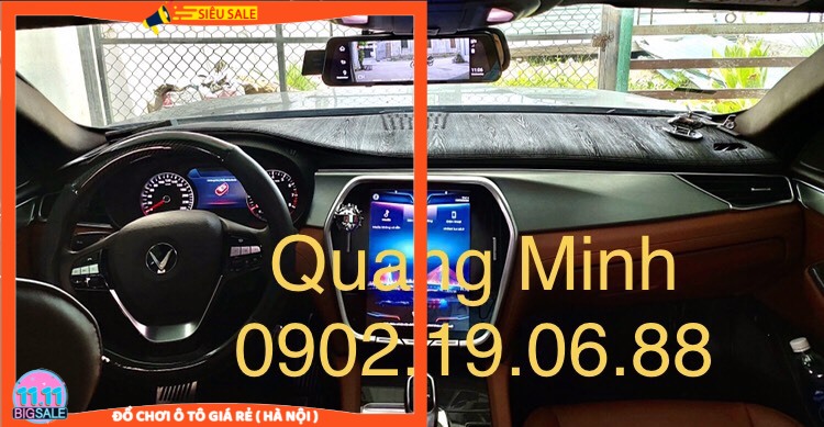 Thảm taplo vân gỗ vinfast lux a