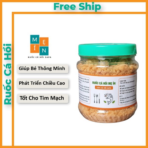 Ruốc Cá Hồi Sapa Mẹ ỉn / Chà Bông Cá Hồi - Ruốc Ăn Dặm Cho Bé