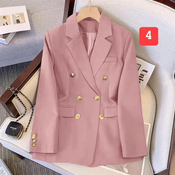 Áo vest blazer hai lớp dáng dài và dáng ngắn vintage (có đệm vai, form rộng, túi thật)