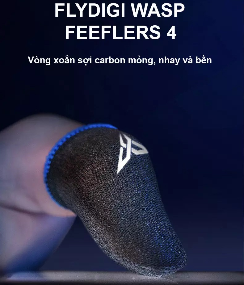 [PHIÊN BẢN 4] Flydigi Wasp Feelers 4 | Găng tay chơi game PUBG, Liên quân