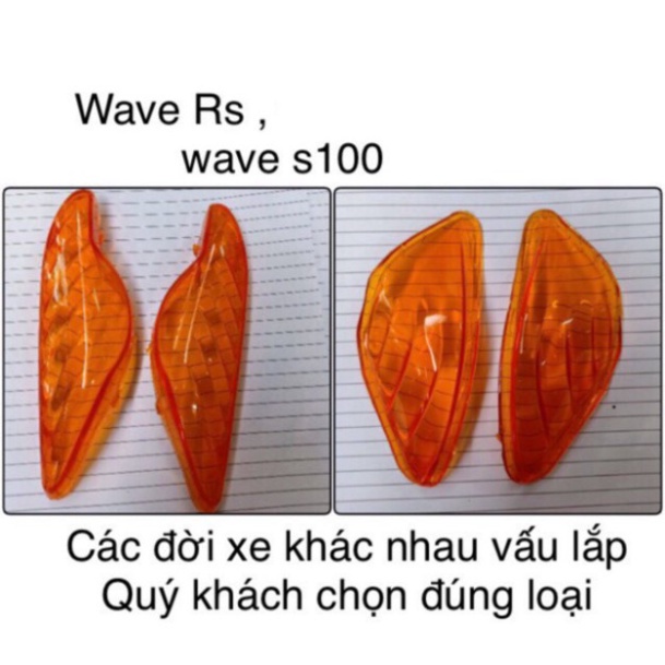 Nắp Xi Nhan Cam Trước Sau Cho Xe Wave A100, Wave A110 Và Wave 50cc - Hàng Chuẩn Zin 99% [ LOẠI ĐẸP ]