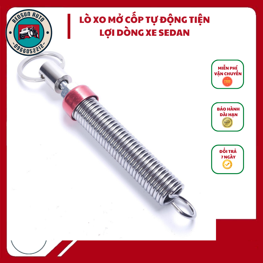 Lò xo mở cốp tự động ô tô - Hỗ trợ nâng cốp dòng xe Sedan