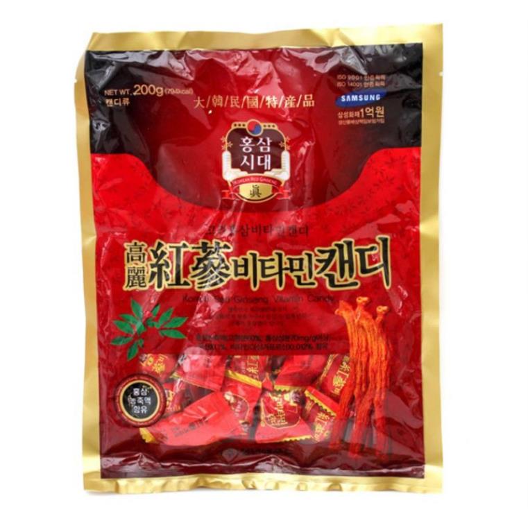 Kẹo hồng sâm hàn quốc korean red ginseng 200g