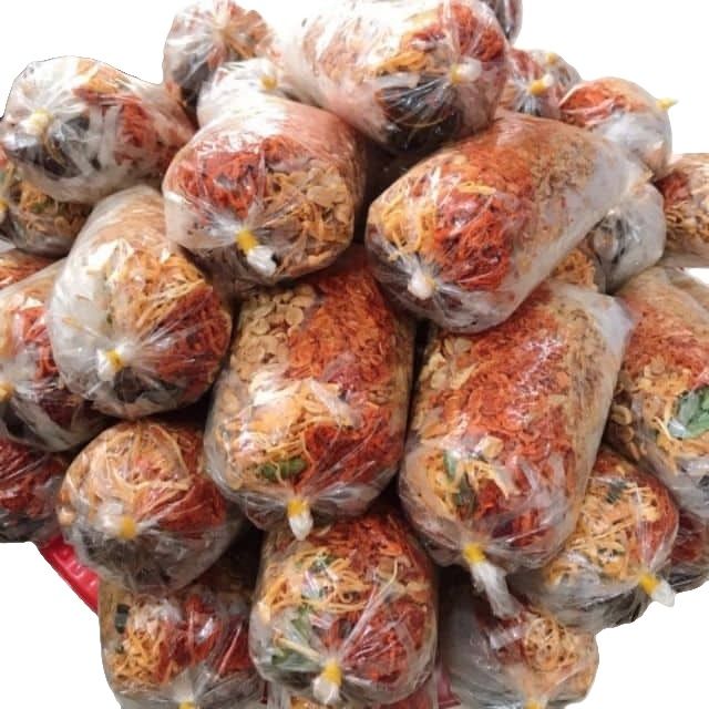 (không xoài răm)BÁNH TRÁNG TRỘN ĐỦ VỊ THẬP CẨM KÈM NƯỚC SỐT ( ẢNH THẬT ) BỊCH CỘT THUN THAY BẰNG BỊCH DÍP.