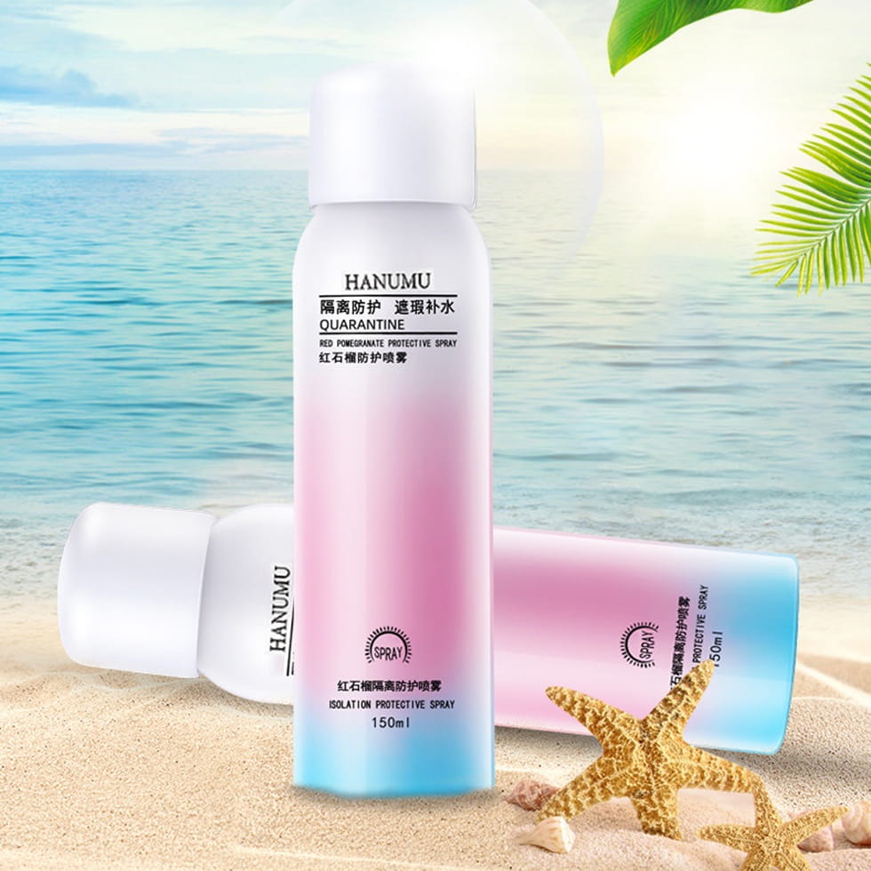 Xịt Chống Nắng Trắng Da Maycreate 150ml, Kem Chống Nắng Body Dạng Xịt Giúp Nâng Tông Và Căng Bóng Da Và Tạo Độ Ẩm Cho Da