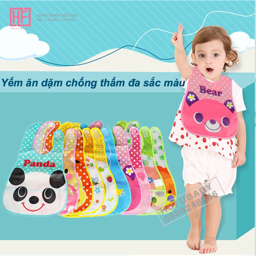yếm ăn chống thấm có máng