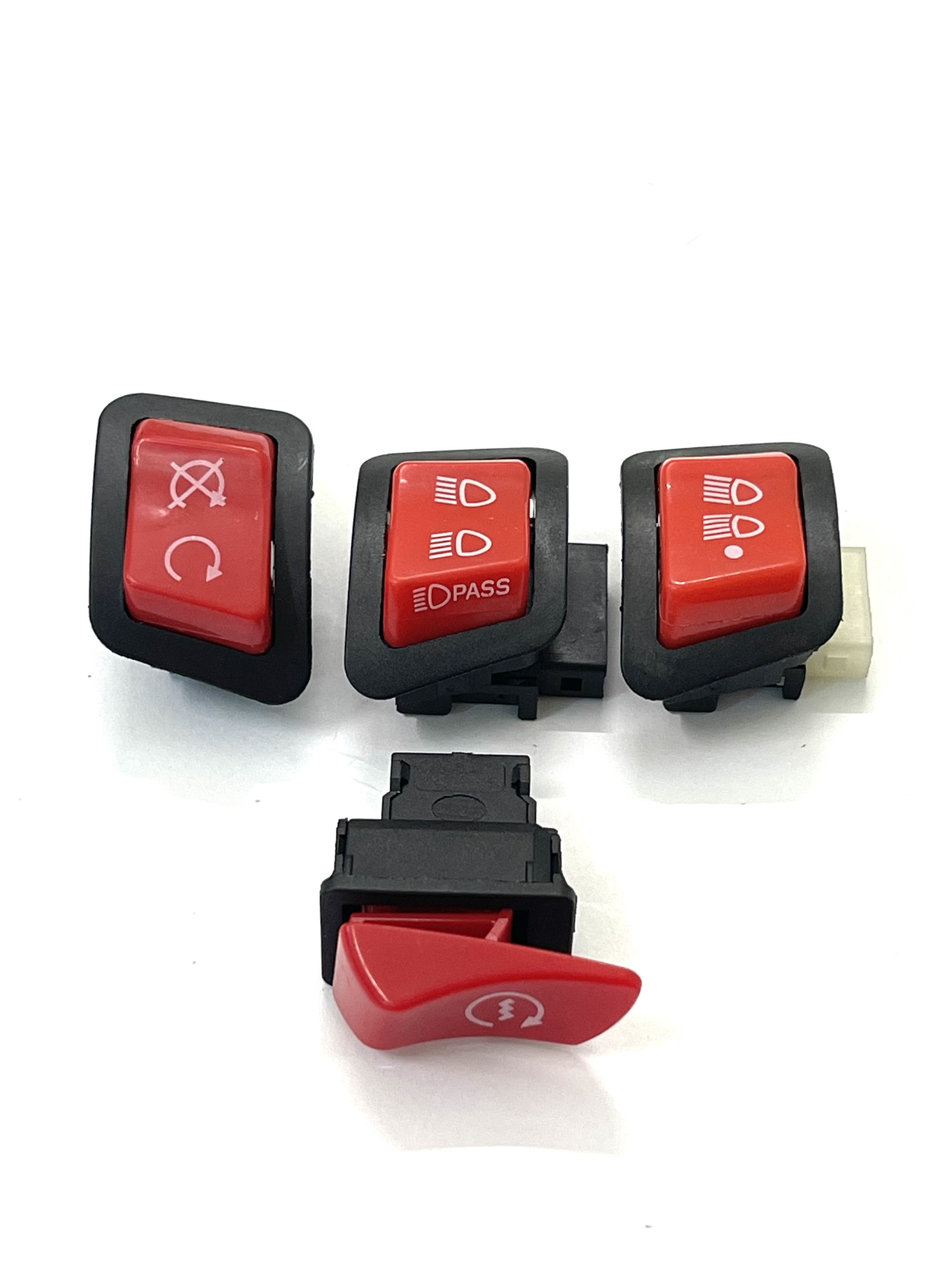 Nút công tắc hazard đỏ honda ab vision wave sh vario winner tắt đèn 3 chế độ