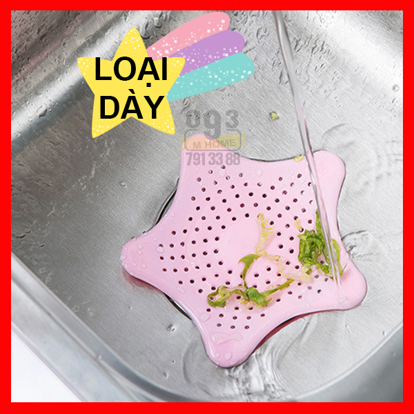 Miếng Chặn Rác Sao Biển 15x15 Cm chống tắt nghẽn thoát nước,Lọc Rác Bồn Rửa Chén, Lọc Rác Nhà Tắm