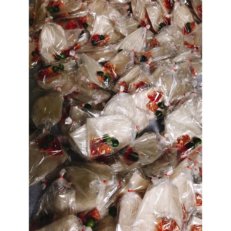 Combo sỉ 50b bánh tráng tắc ớt siêu cay - bánh rìa dẻo
